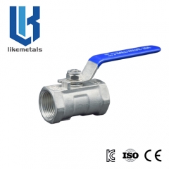 1PC Threaded Ball Valve