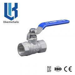 2 PC Threaded Ball Valve Reduced Bore